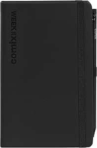 Comix - Agenda Settimanale 12 mesi 2025 - 13 x 21 cm - Nero