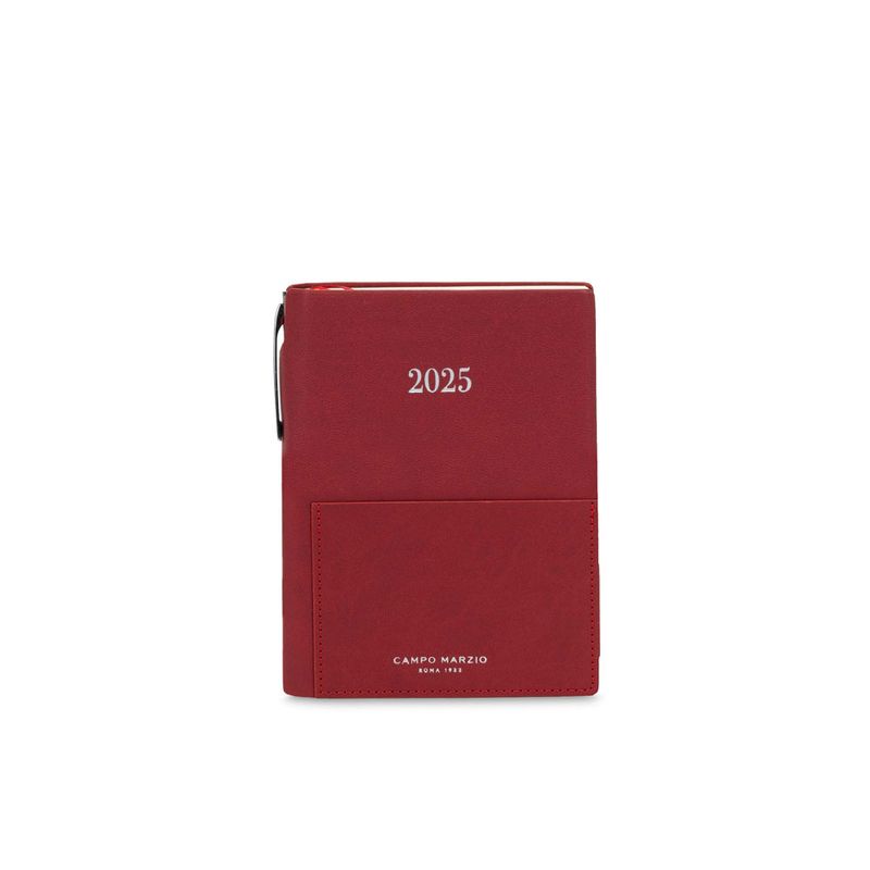 Campo Marzio Agenda 2026 Giornaliera - Formato 9 x 13 - Rossa