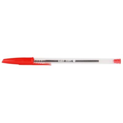 Penna a sfera Easy - tratto medio - colore rosso