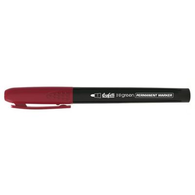 Marcatore permanente eco green slim - punta tonda - rosso
