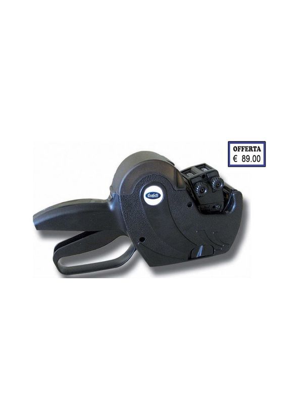 Prezzatrice "Taglio prezzo/sconto/prezzo scontato" - 2 linee +10 rotoli ass+1 ink roll - colore nero