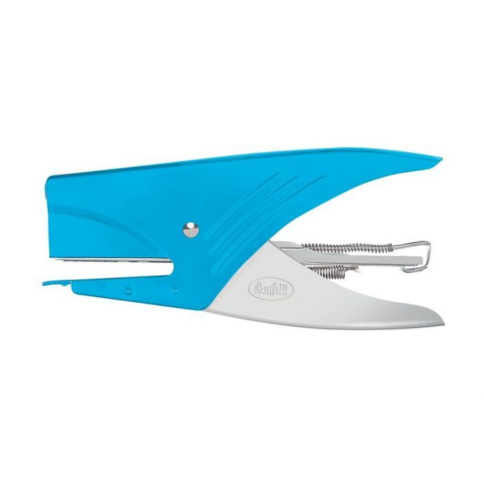 Cucitrice a pinza fluo - passo 6/4 mm - azzurro