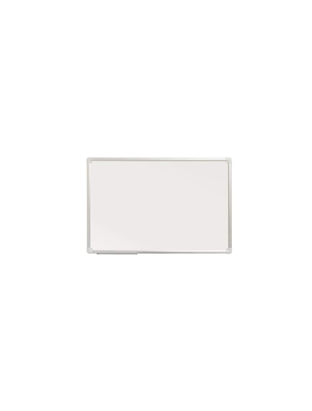 Lavagna magnetica bianca - cornice in alluminio - 60x90 cm