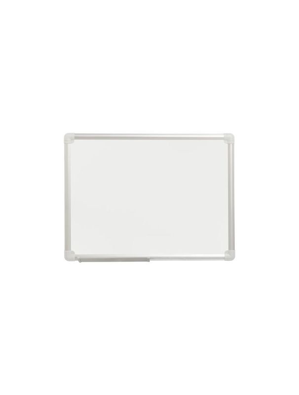 Lavagna magnetica bianca - cornice in alluminio - 45x60 cm