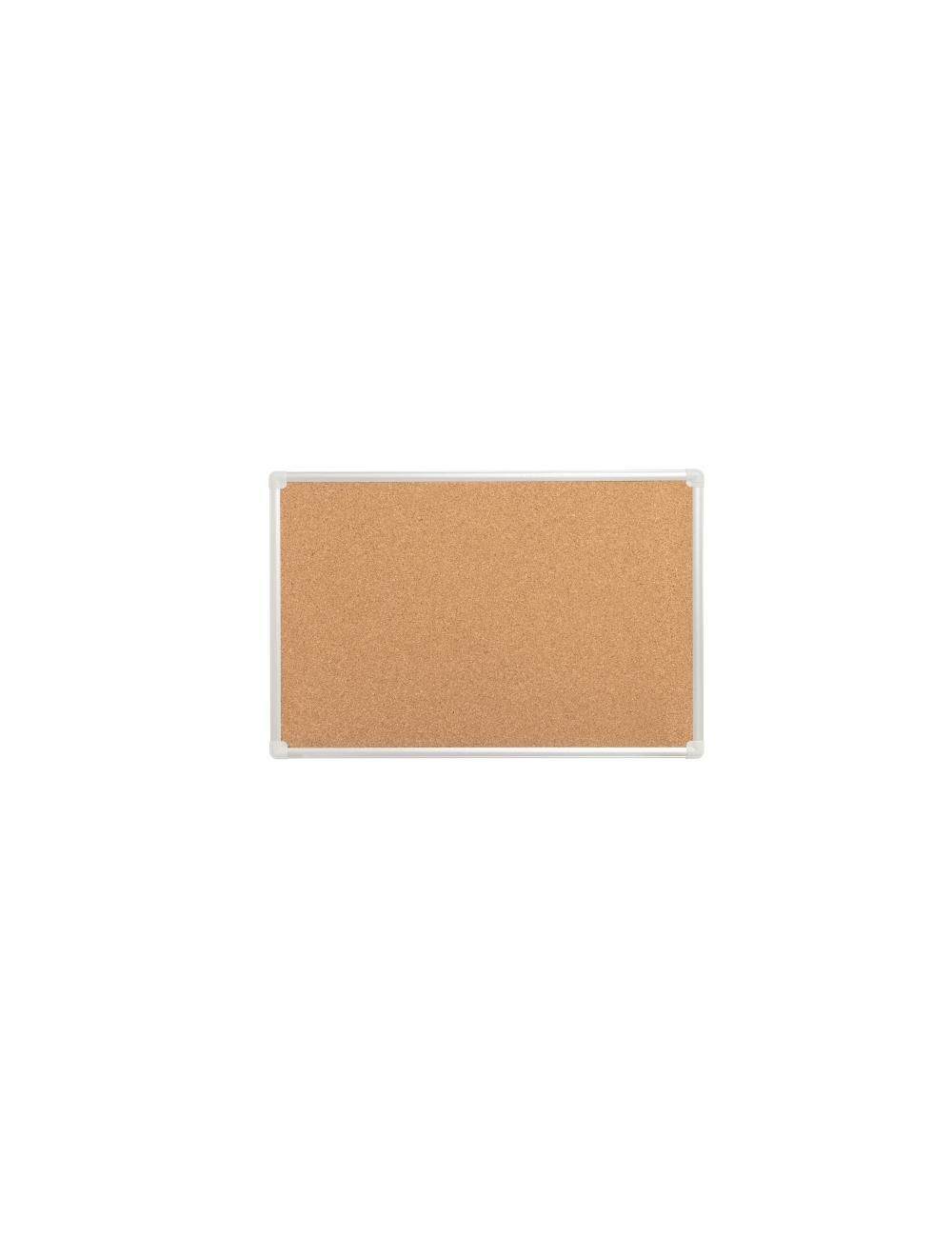 Pannello in sughero - cornice alluminio - 60x90 cm