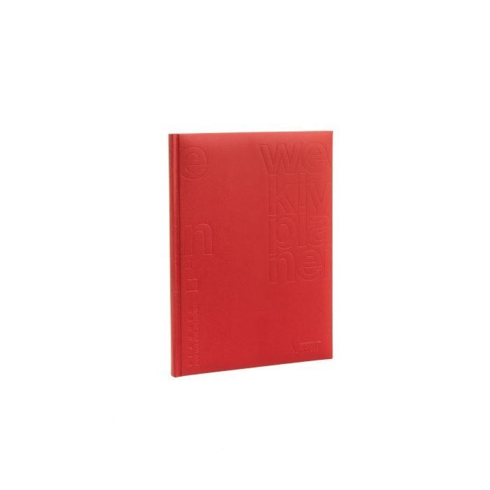 Buffetti Agenda 2026 settimanale - 19,5x26,5 cm 12 mesi  - Rosso