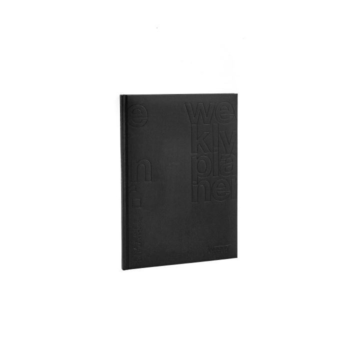 Buffetti Agenda 2026 settimanale - 19,5x26,5 cm 12 mesi  - Nero
