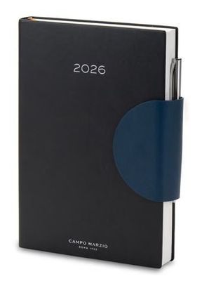 Campo Marzio Agenda 2026 Giornaliera - Formato 15 x 21 - Nera