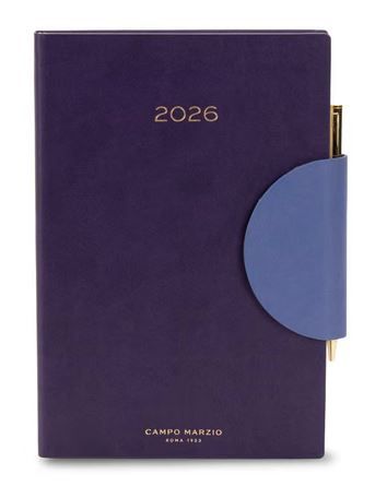 Campo Marzio Agenda 2026 Settimanale - Formato 12 x 18 - Viola