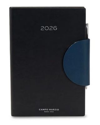 Campo Marzio Agenda 2025 Settimanale - Formato 9 x 13 - Nero