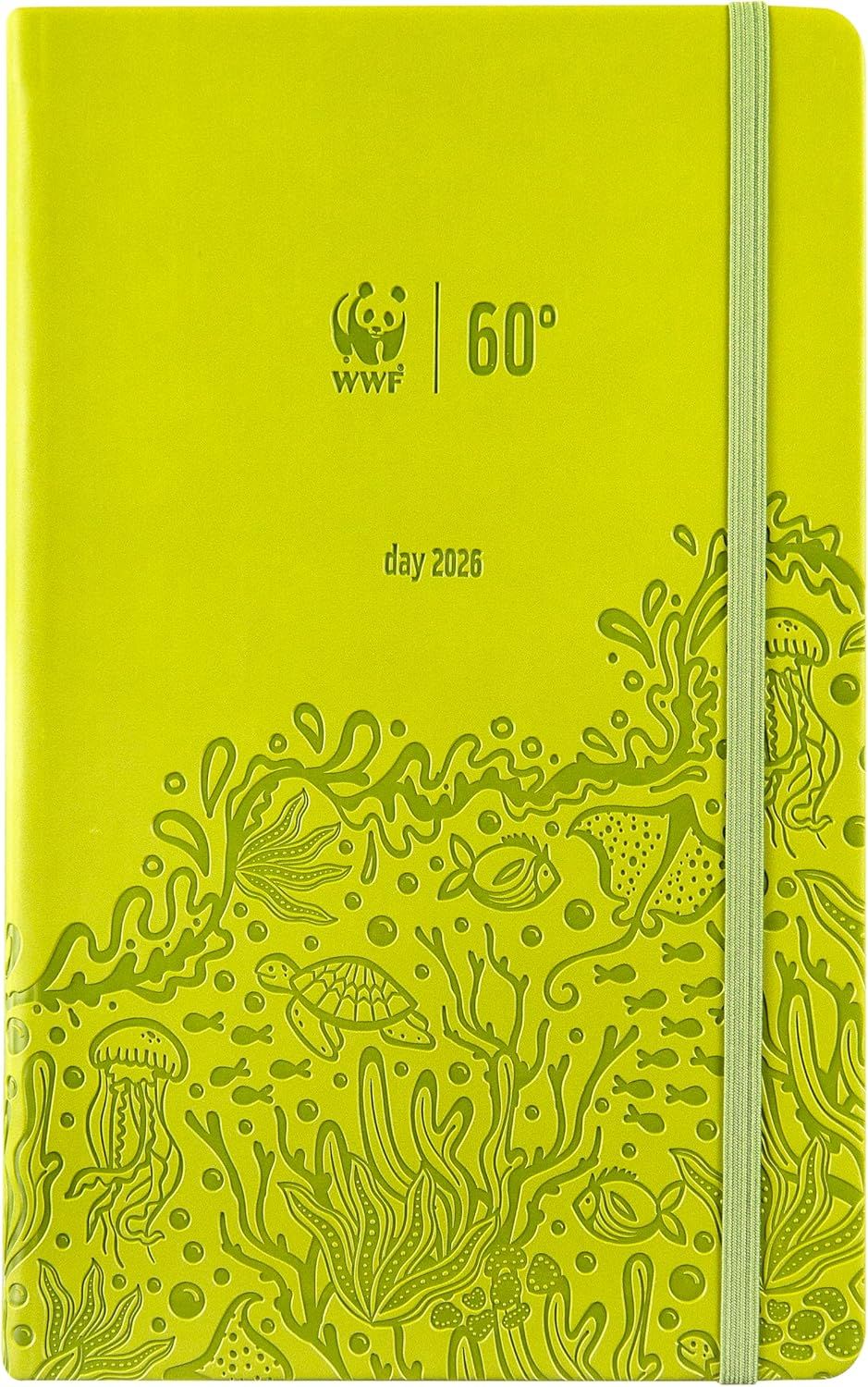 WWF - Agenda giornaliera 12 mesi - 2026 - Verde