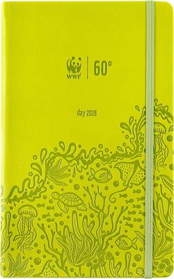 WWF - Agenda giornaliera 12 mesi - 2026 - Verde