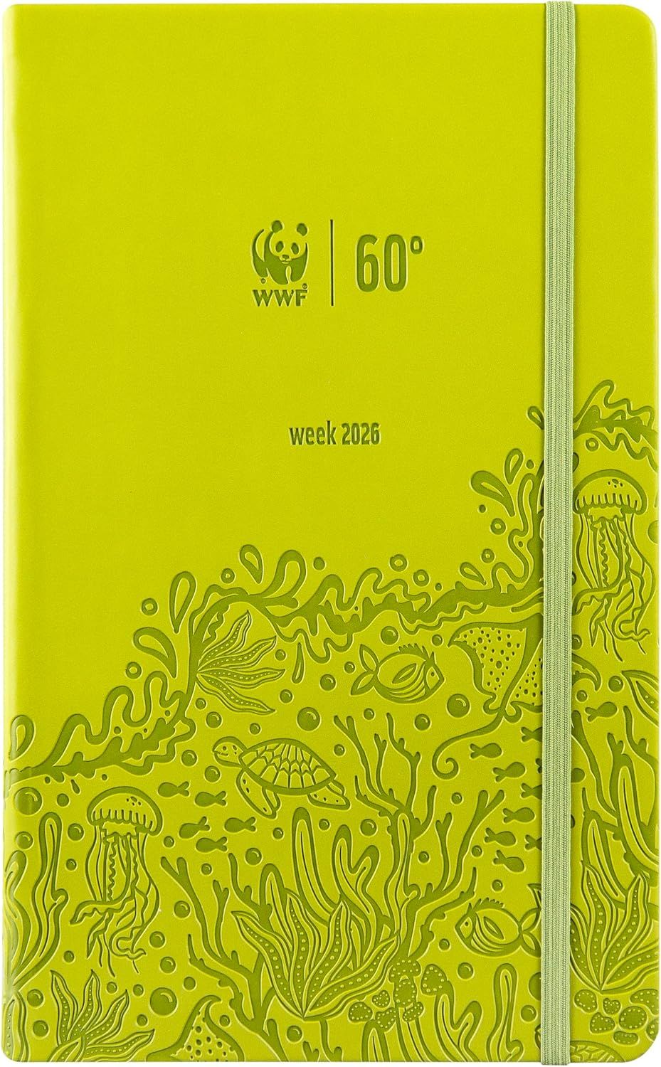 WWF - Agenda settimanale 12 mesi - 2026 - Verde