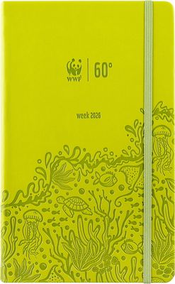 WWF - Agenda settimanale 12 mesi - 2026 - Verde