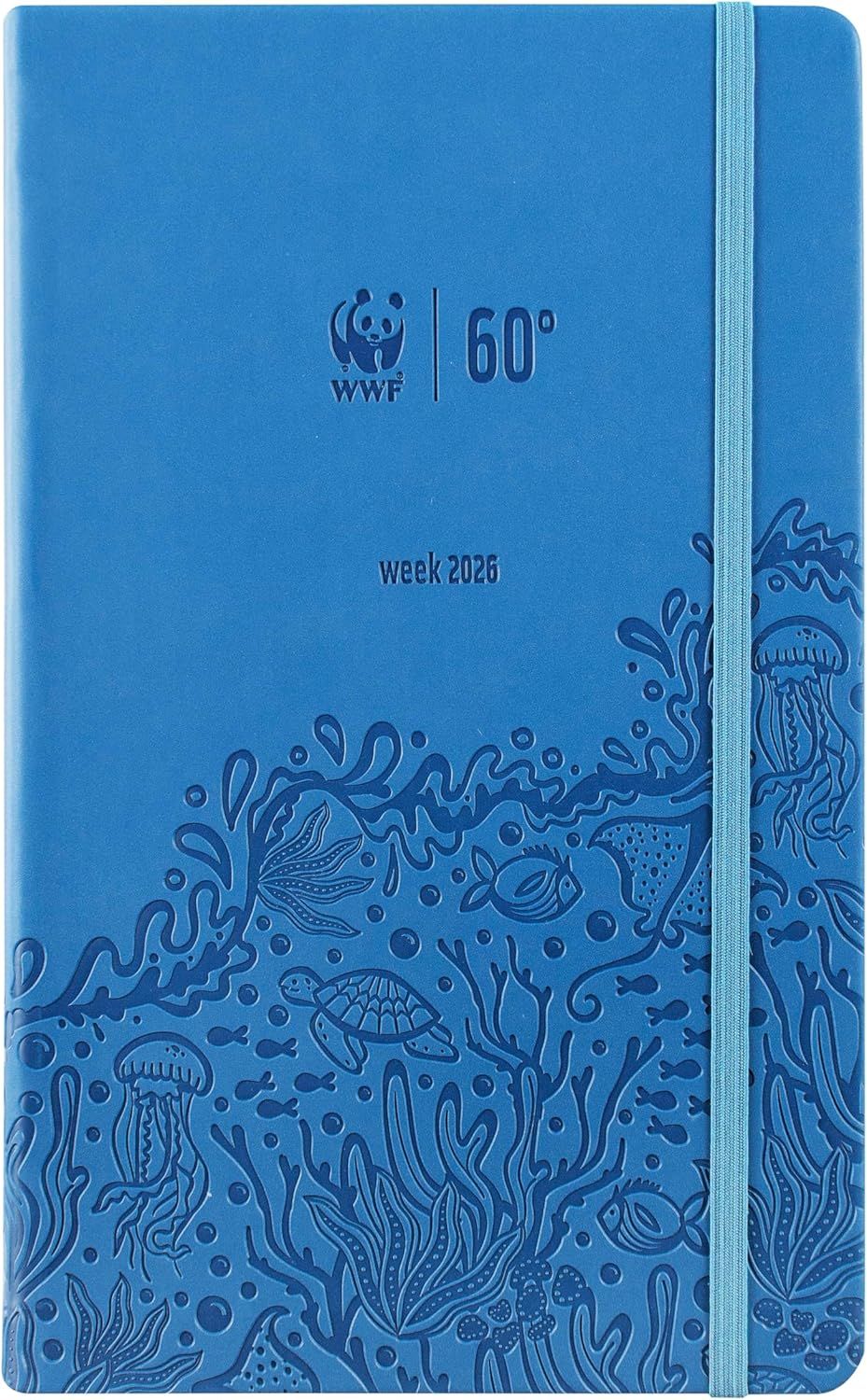 WWF - Agenda settimanale 12 mesi - 2026 - Blu