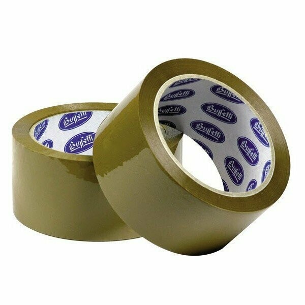 Nastro da imballo - PVC - 50 mm x 66 m - avana