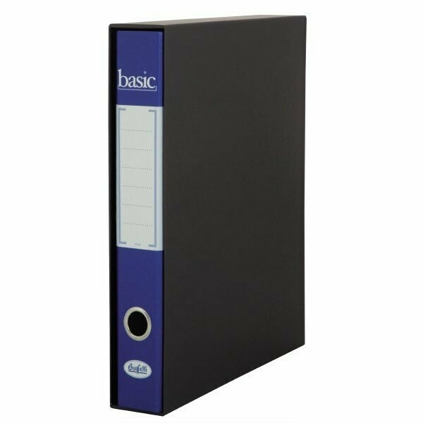 Raccoglitore Basic - Formato Protocollo - Dorso 5 cm - blu