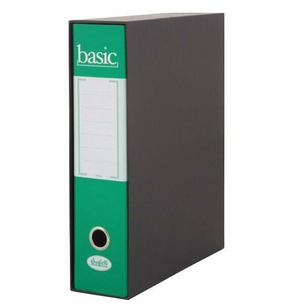 Raccoglitore Basic - Formato Protocollo - Dorso 8 cm - verde Raccoglitore Basic - Formato Protocollo - Dorso 8 cm - verde