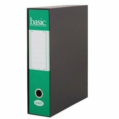 Raccoglitore Basic - Formato Protocollo - Dorso 8 cm - verde