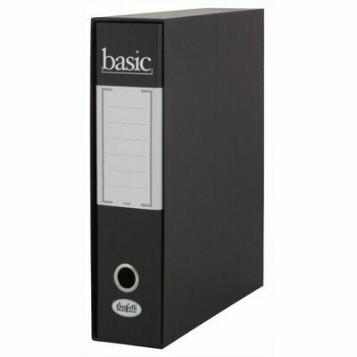 Raccoglitore Basic - Formato Protocollo - Dorso 8 cm - nero