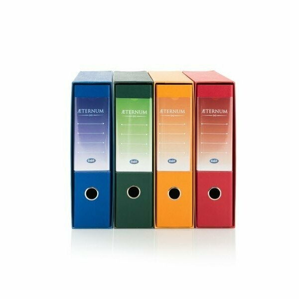 Raccoglitore Aeternum- Formato Commerciale - Dorso 8 cm - giallo