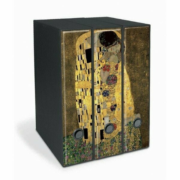 Set 3 raccoglitori Image - Formato Protocollo - Dorso 8 cm - Gustav Klimt - Il bacio Set 3 raccoglitori Image - Formato Protocollo - Dorso 8 cm - Gustav Klimt - Il bacio