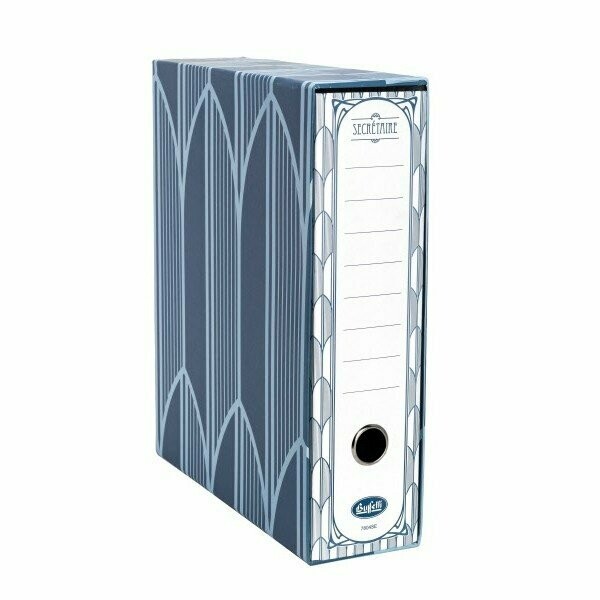 Raccoglitore Secretaire - Formato Protocollo - Dorso 8 cm - Blu Raccoglitore Secretaire - Formato Protocollo - Dorso 8 cm - Blu