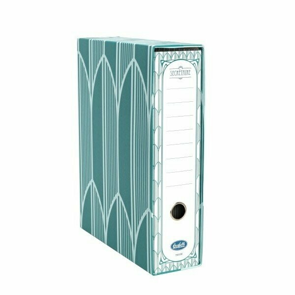 Raccoglitore Secretaire - Formato Protocollo - Dorso 8 cm - Verde Raccoglitore Secretaire - Formato Protocollo - Dorso 8 cm - Verde