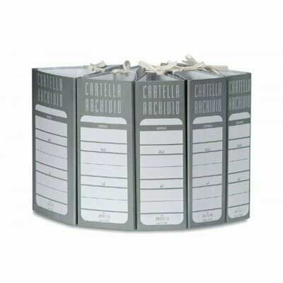 Faldone con lacci - Dorso 20 cm - 34,5x25 cm - grigio Faldone con lacci - Dorso 20 cm - 34,5x25 cm - grigio