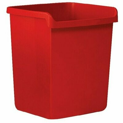 Cestino gettacarte Plastic Desk - colore rosso Cestino gettacarte Plastic Desk - colore rosso