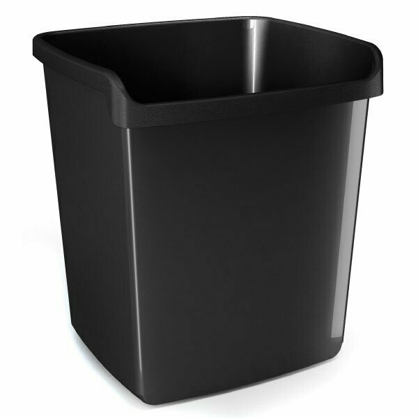Cestino gettacarte Plastic Desk - colore nero Cestino gettacarte Plastic Desk - colore nero