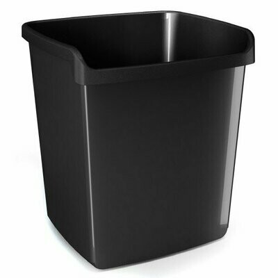 Cestino gettacarte Plastic Desk - colore nero Cestino gettacarte Plastic Desk - colore nero