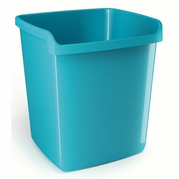 Cestino gettacarte Plastic Desk - colore celeste Cestino gettacarte Plastic Desk - colore celeste