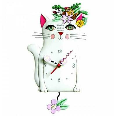 Orologio con pendolo - Gatto Pretty Kitty - Allen Design Orologio con pendolo - Gatto Pretty Kitty - Allen Design
