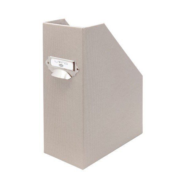 Scatola portariviste Living - Dorso11 cm - 31x26 cm - tortora