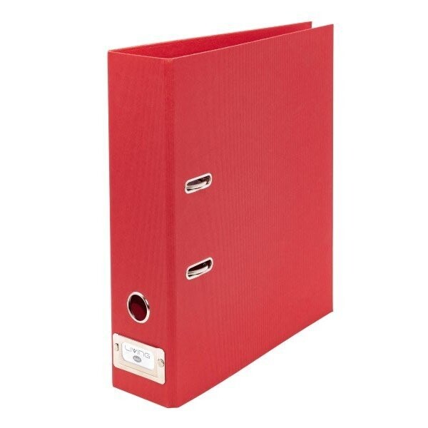 Raccoglitore Living senza custodia - Formato commerciale - Dorso 8 cm - rosso