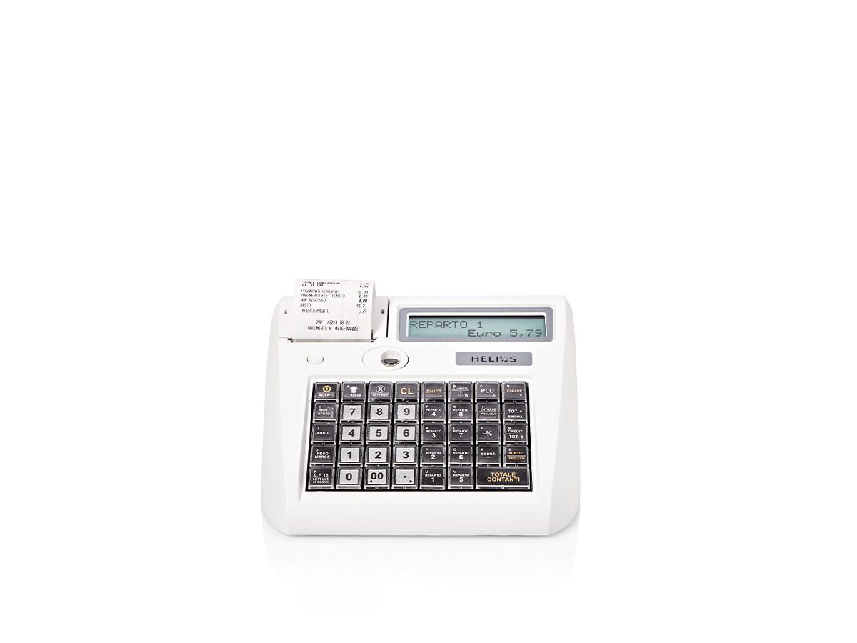 Registratore Telematico HELIOS RT BIANCO + ATTIVAZIONE E ASSISTENZA 1°ANNO