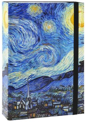 Scatola Portaprogetti - Formato Protocollo - Dorso 5 cm - Van Gogh - Note Stellata Scatola Portaprogetti - Formato Protocollo - Dorso 5 cm - Van Gogh - Note Stellata