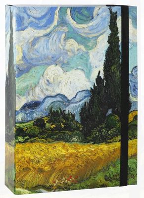 Scatola Portaprogetti - Formato Protocollo - Dorso 7 cm - Van Gogh - Cipresso Scatola Portaprogetti - Formato Protocollo - Dorso 7 cm - Van Gogh - Cipresso