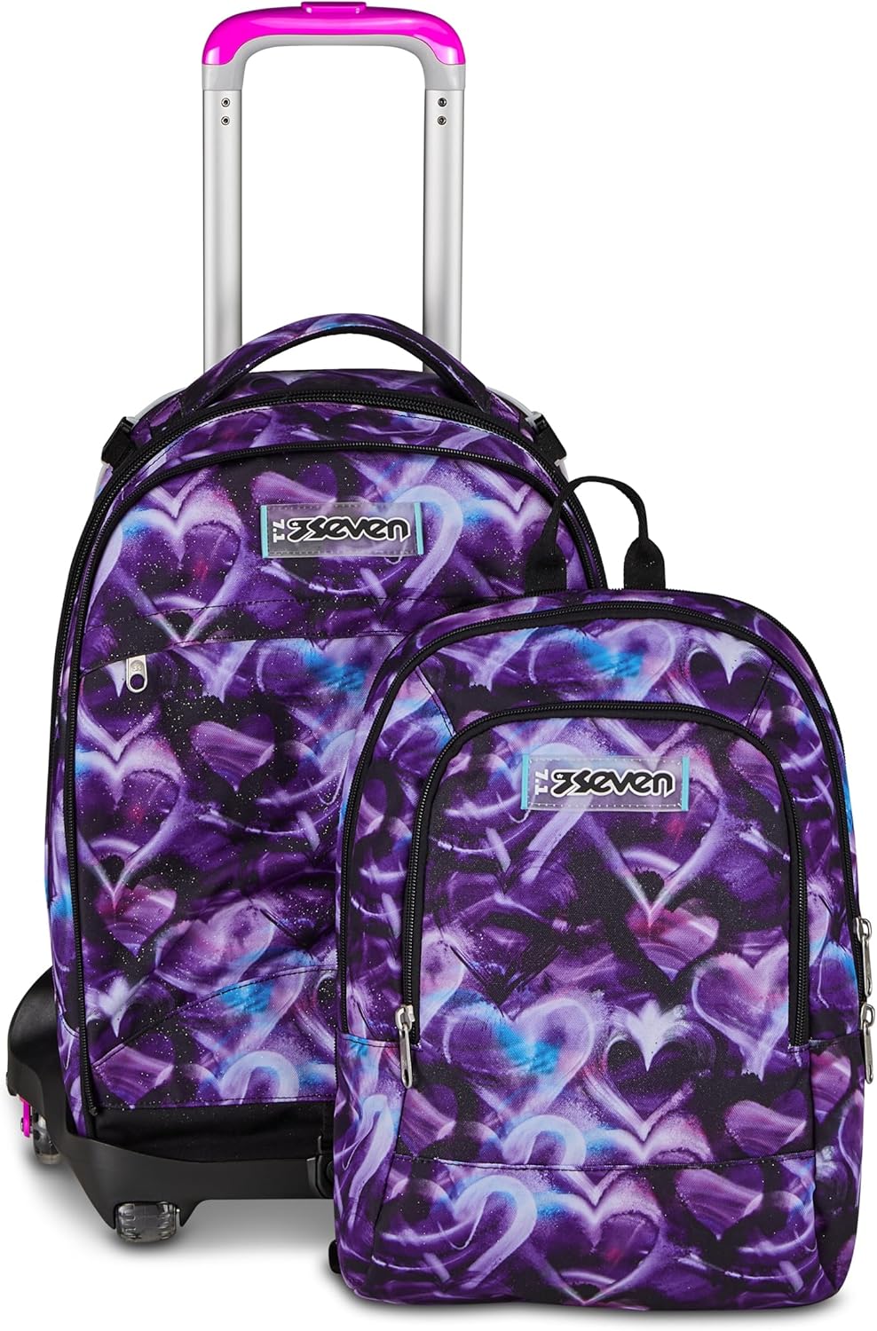 Seven Trolley Scuola Jack 8 Ruote New Detach LOVEPASS