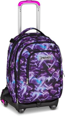 Seven Trolley Scuola Jack 8 Ruote New Detach LOVEPASS