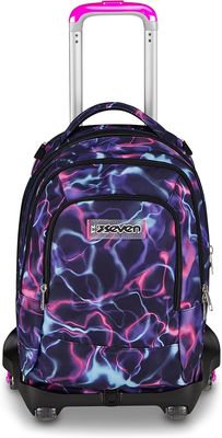 Seven Trolley Scuola Jack 8 Ruote New Detach ELECTRICVIBE GIRL