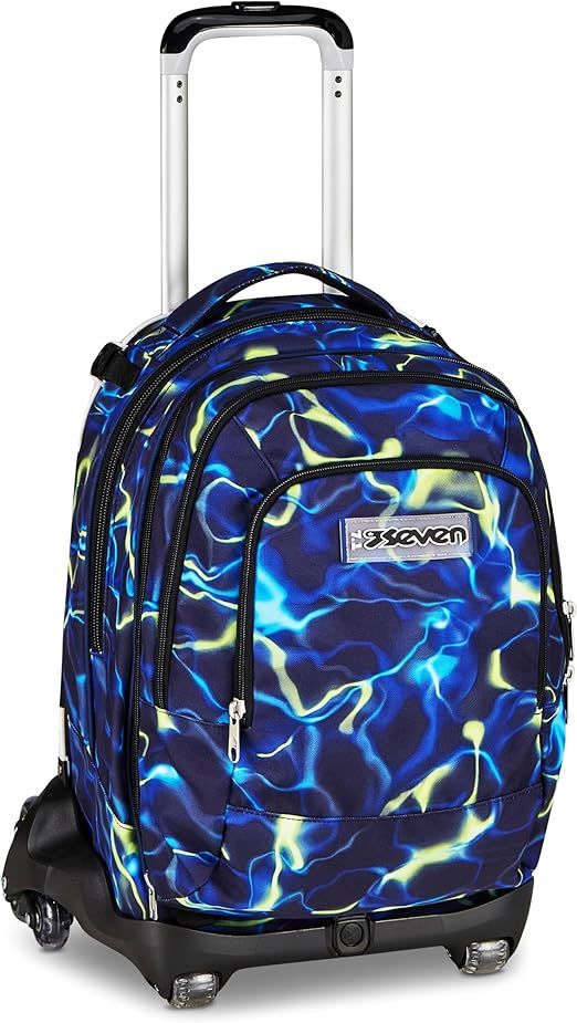 Seven Trolley Scuola Jack 8 Ruote New Detach ELECTRICVIBE BOY