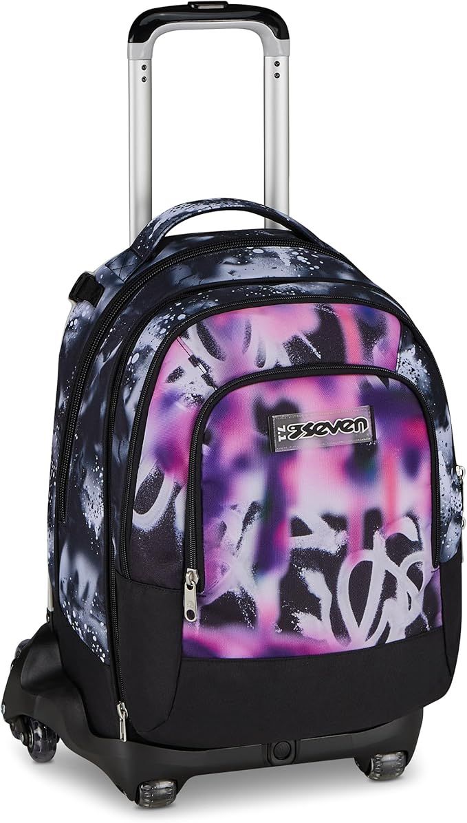Seven Trolley Scuola Jack 8 Ruote New Detach BUZZY NOTE GIRL