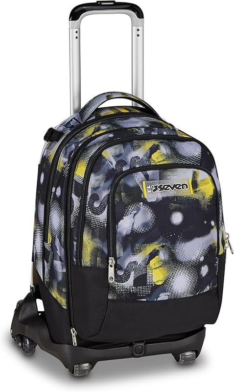 Seven Trolley Scuola Jack 8 Ruote New Detach GOLDEN PAINT