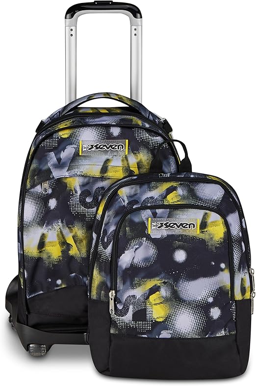 Seven Trolley Scuola Jack 8 Ruote New Detach GOLDEN PAINT