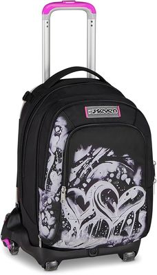 Seven Trolley Scuola Jack 8 Ruote New Detach PLUMPY LINE GIRL Seven Trolley Scuola Jack 8 Ruote New Detach PLUMPY LINE GIRL