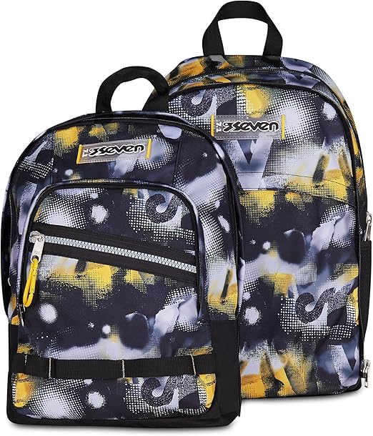 Seven Zaino Scuola Dual Detach GOLDEN PAINT