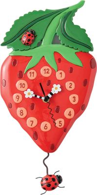 Orologio con pendolo Fragola - Berry Sweet- Allen Design Orologio con pendolo Fragola - Berry Sweet- Allen Design
