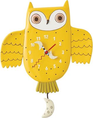 Orologio con pendolo Gugo - Golden Hoot Clock - Allen Design Orologio con pendolo Gugo - Golden Hoot Clock - Allen Design